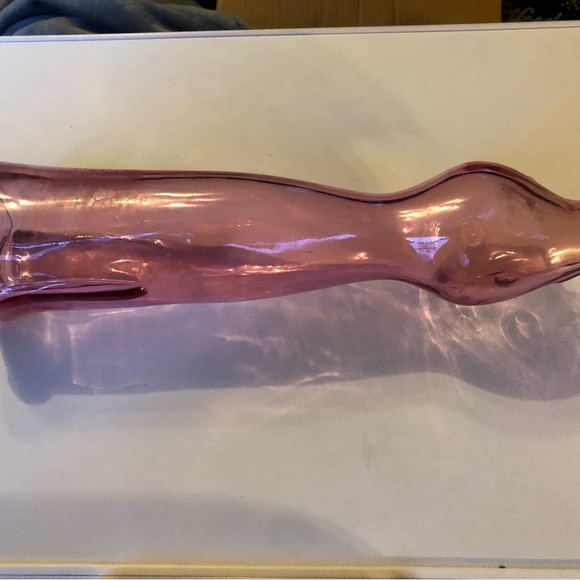 Vintage Happy Cat Pink Wine Bottle - Picture 6 of 10